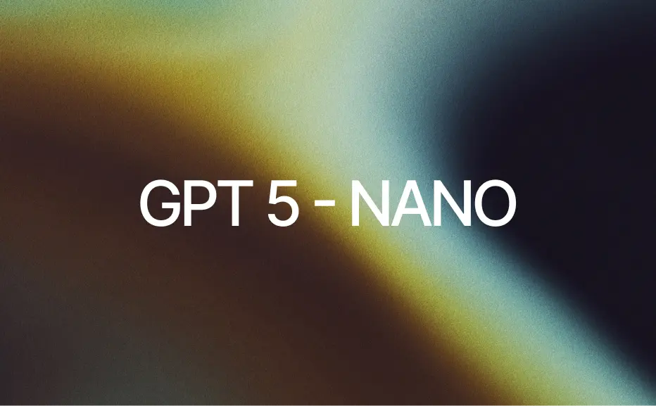 Gpt 5 nano